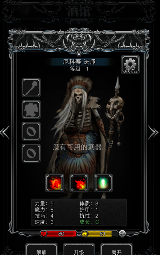 地下城堡2法师要什么属性