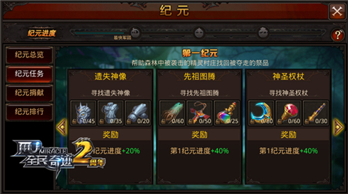 全民奇迹奉献度什么用