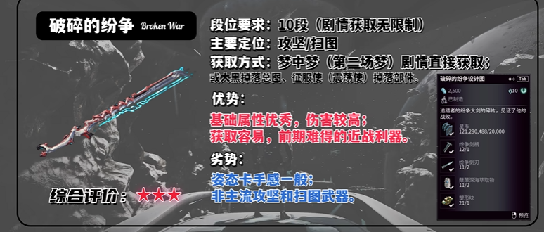 星际战甲新手必备武器有哪些