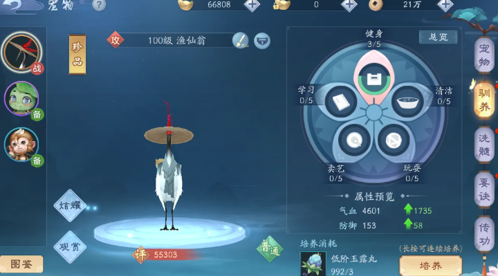 新笑傲江湖选哪个宠物