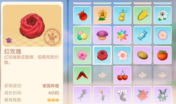 摩尔庄园红玫瑰怎么买