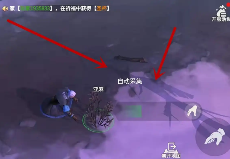 冰原守卫者自动采集怎么开