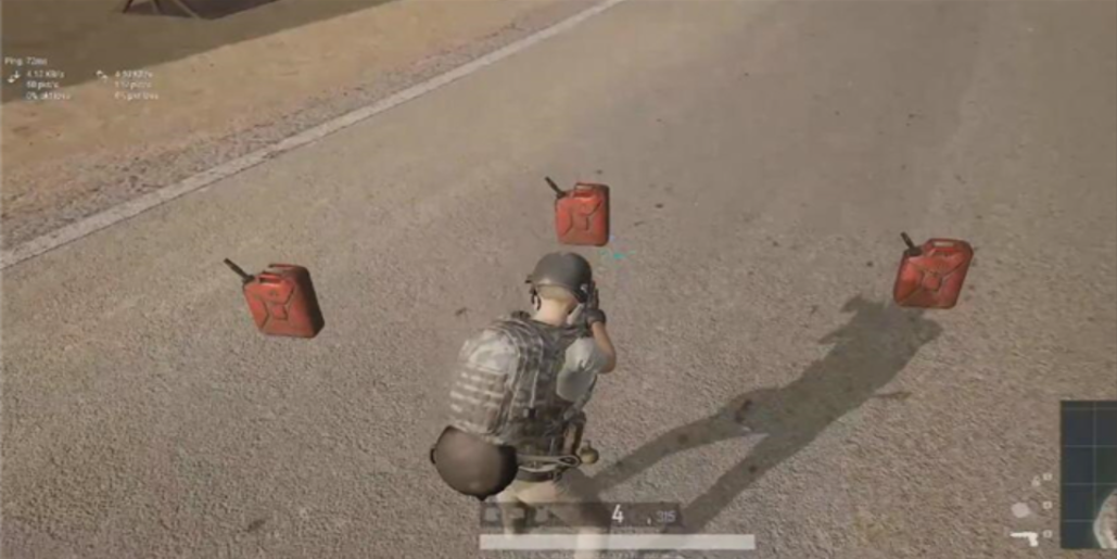 绝地求生汽油桶怎么倒出油出来