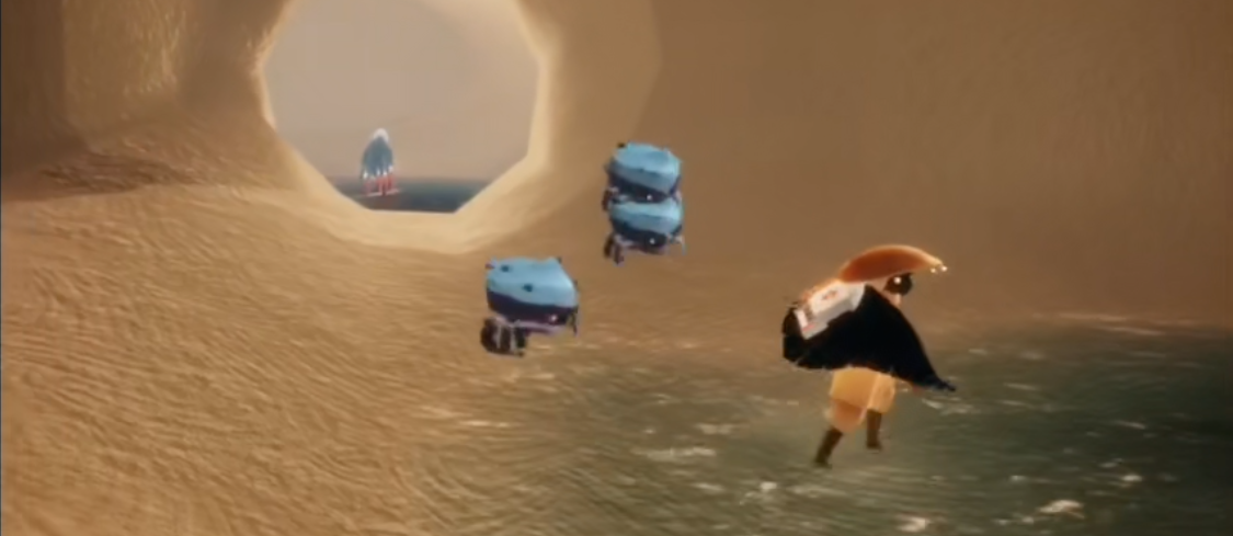 光遇霞谷怎么飞进去