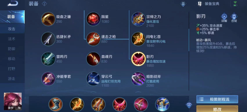 王者荣耀伽罗如何出装