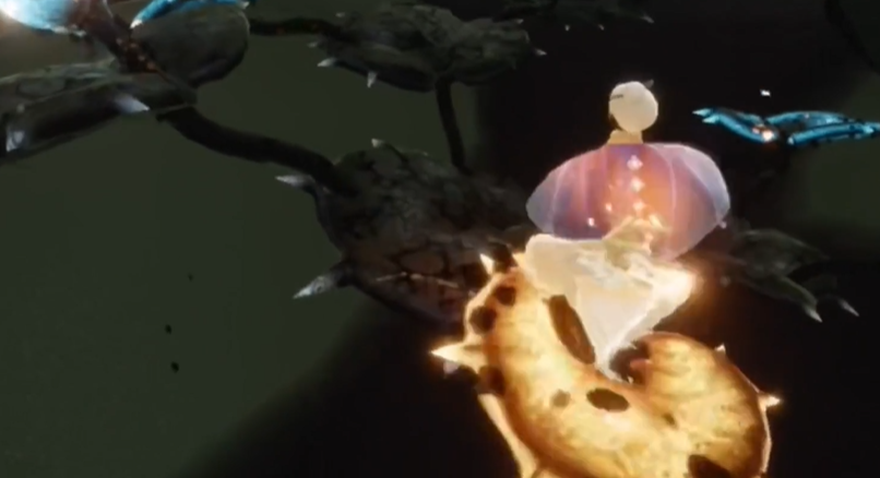 光遇怎么让墓土大花炸掉