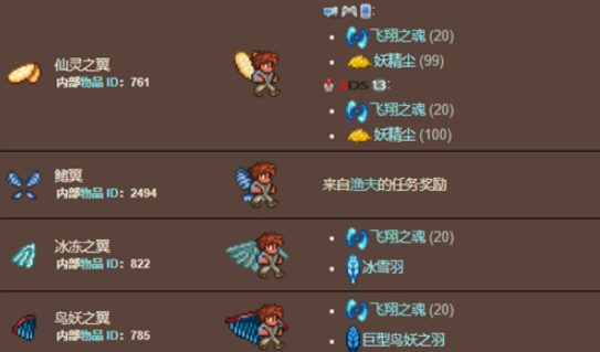 泰拉瑞亚中怎么获得翅膀