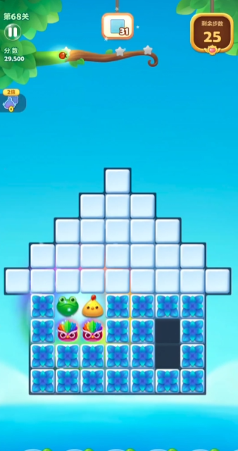 开心消消乐68关怎么过