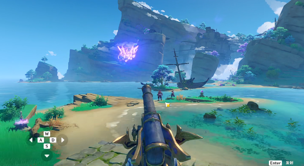 原神神居岛崩炮箱子怎么解