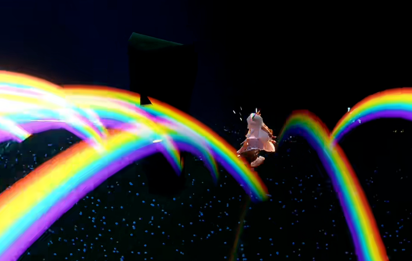 光遇怎么站在遇境的彩虹上