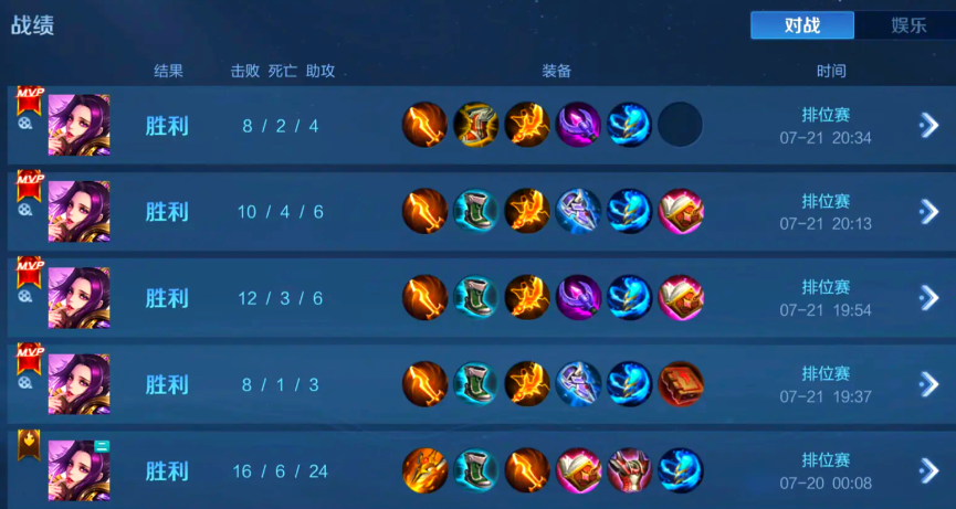 王者荣耀kpl职业芈月的出装是什么