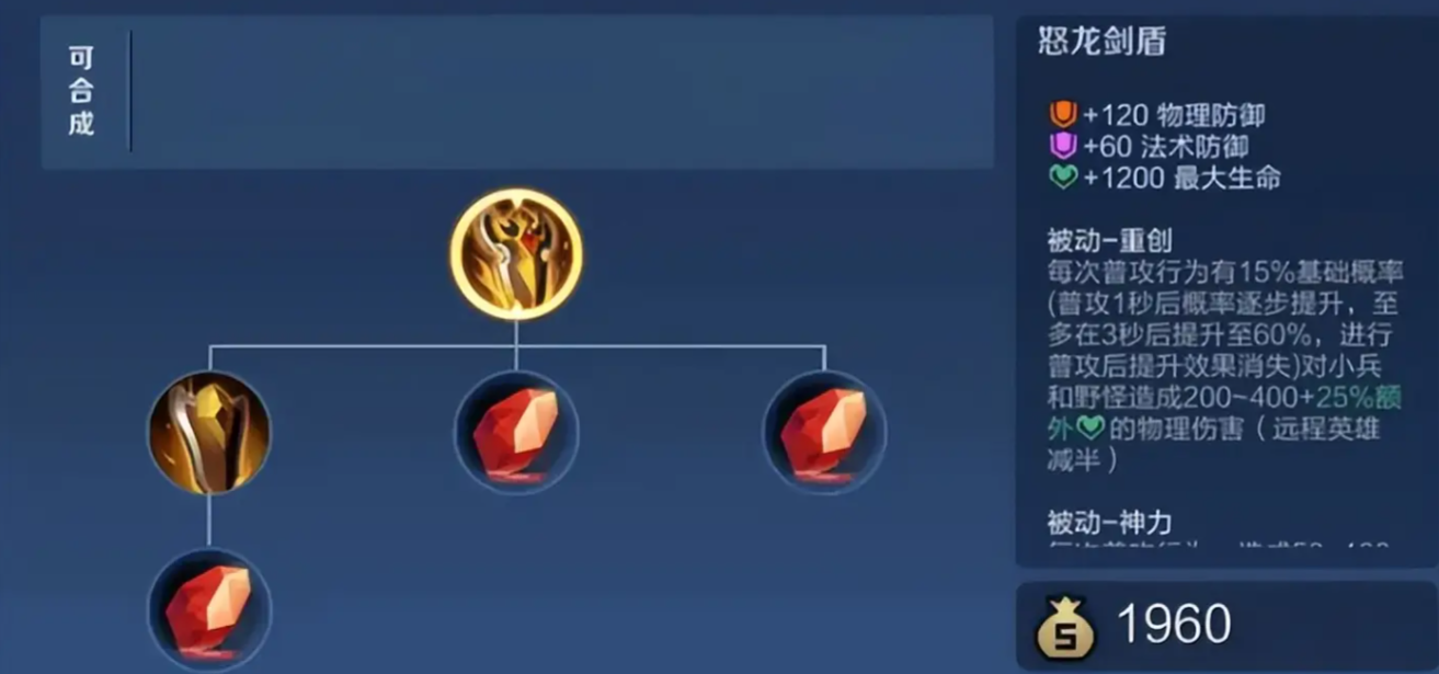 王者荣耀黄盾亚瑟出装顺序怎么排列