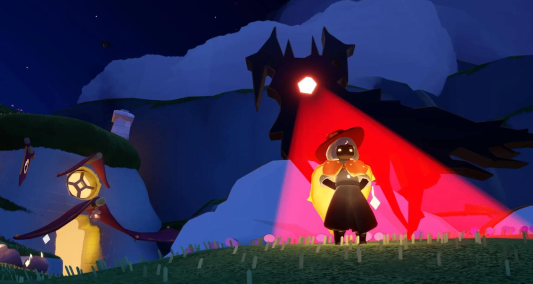 光遇暴风眼伊甸之路怎么飞