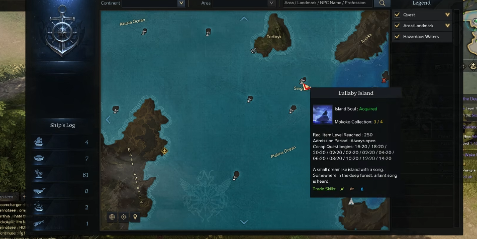 失落的方舟植物采集去哪个岛 失落的方舟植物采集去哪个岛