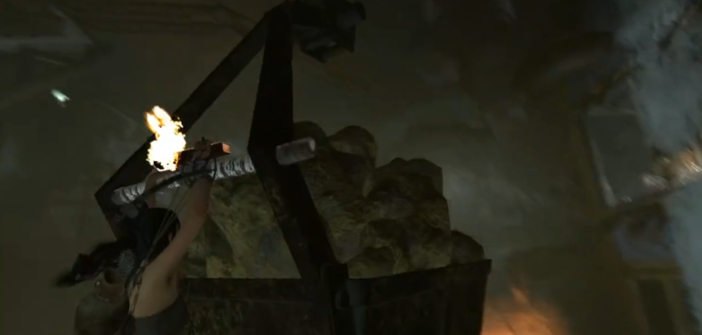 古墓丽影燃烧瓶怎么通过水流 古墓丽影燃烧瓶怎么通过水流