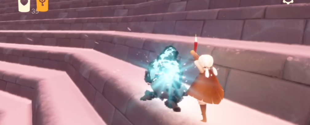 光遇霞谷中间那个先祖怎么点