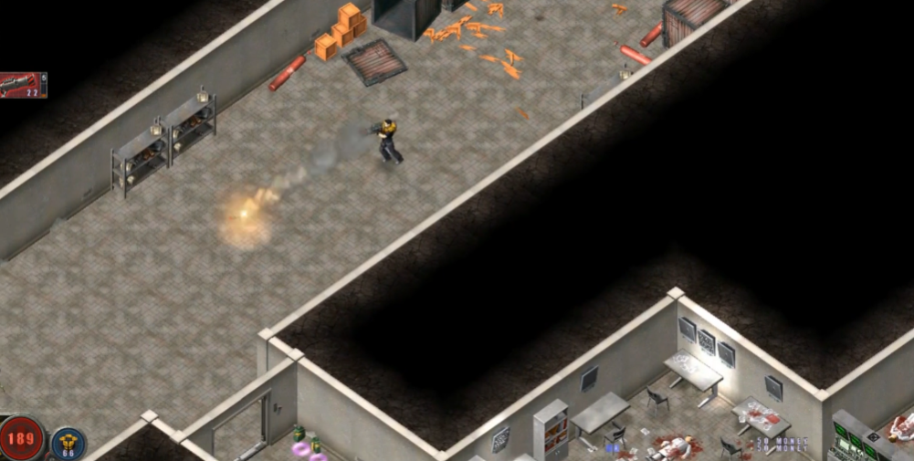 孤胆枪手1第五关的七号枪在哪