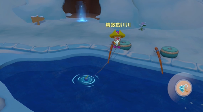 摩尔庄园怎么到冰川里