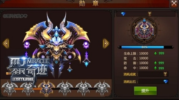 全民奇迹mu军衔如何提升