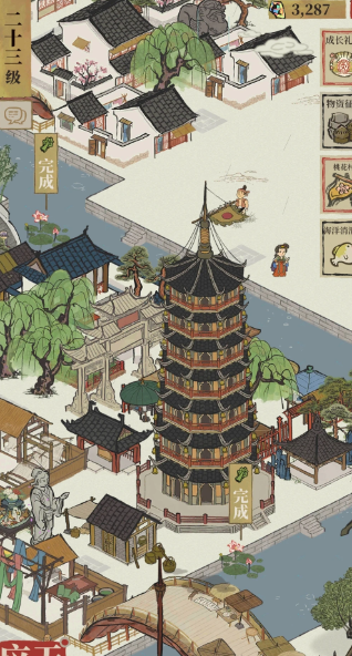 江南百景图怎么开通天塔