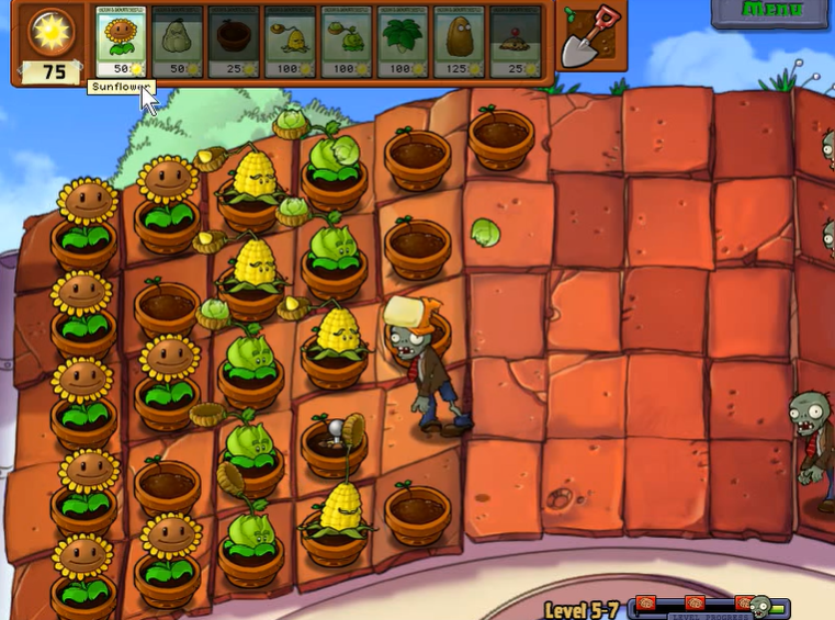 植物大战僵尸5-7怎么过 植物大战僵尸5-7怎么过