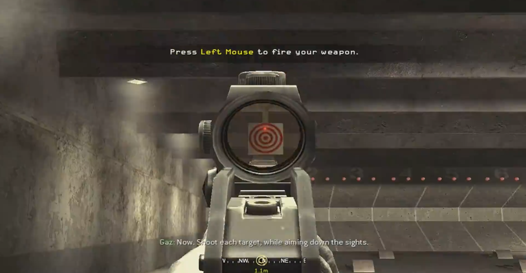 使命召唤4第一关在船上拿的什么