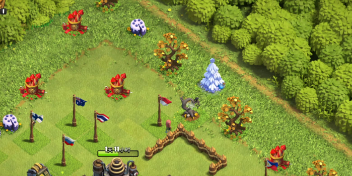 部落冲突部落外墙怎么装