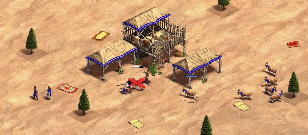 帝国时代2怎么赶羊