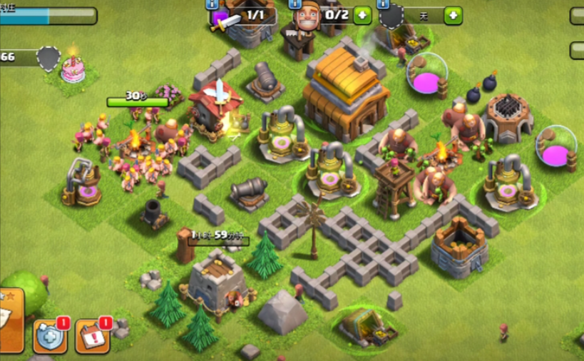 部落冲突皮卡打低本难吗